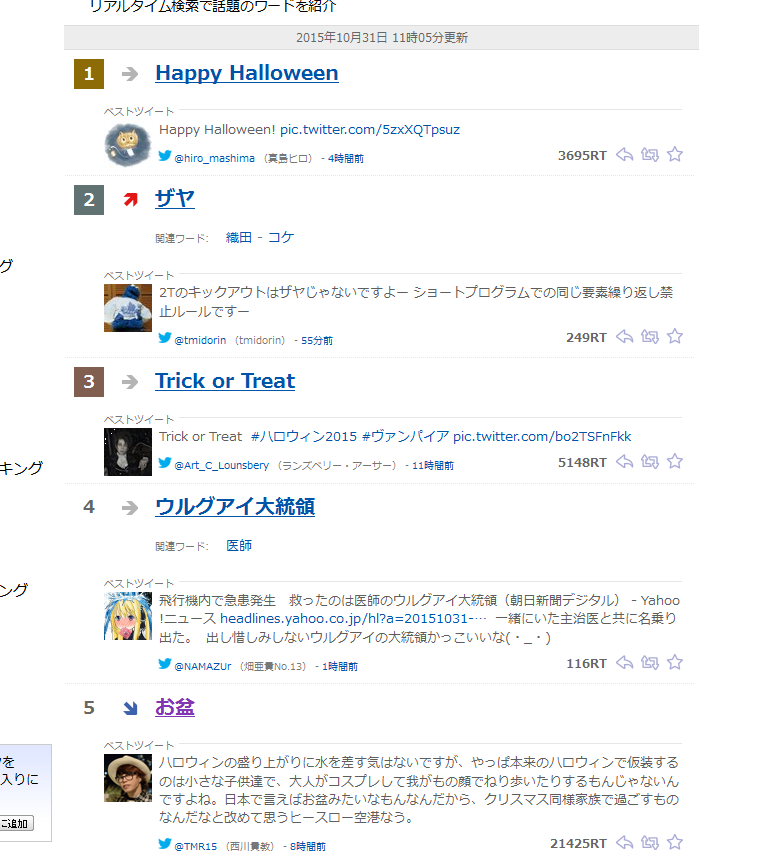 ハロウィンはお盆じゃないの？と突っ込んでいる人も多いようです。