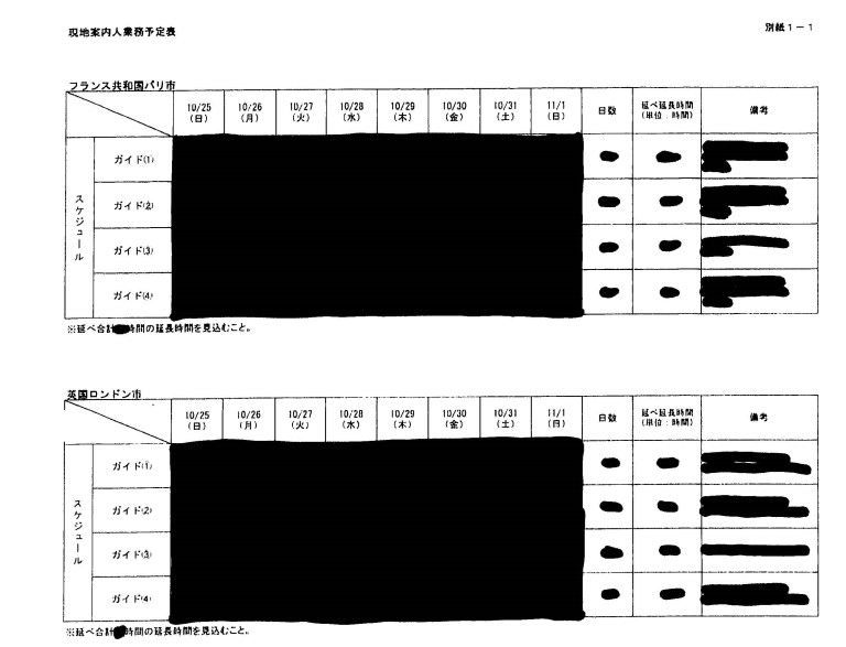 黒塗り資料