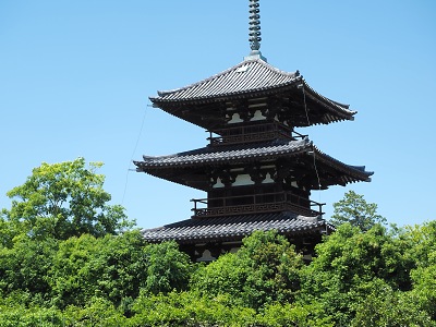 法起寺・三重塔