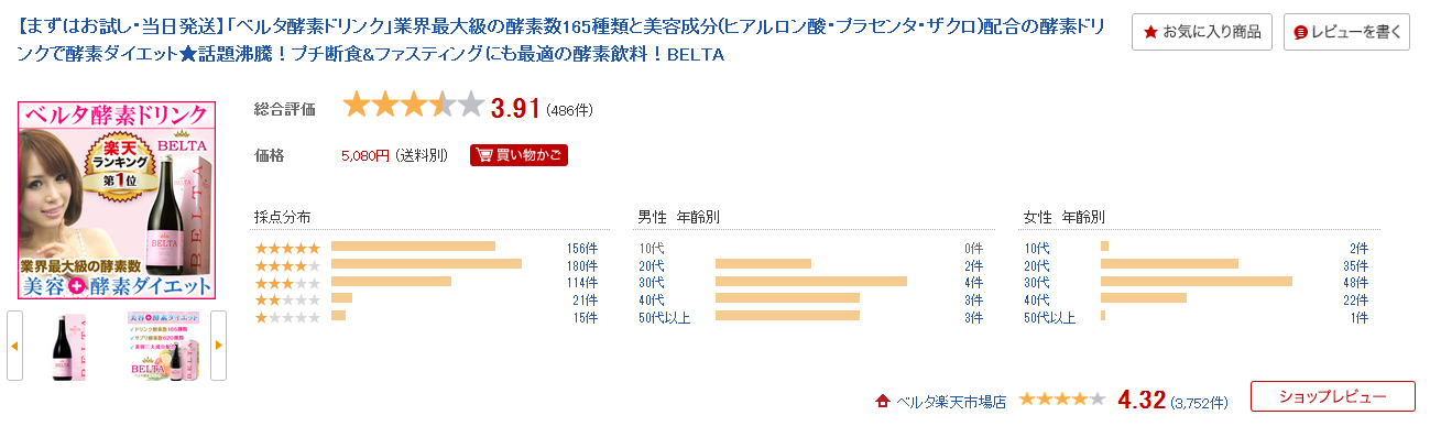 ベルタ酵素ドリンク